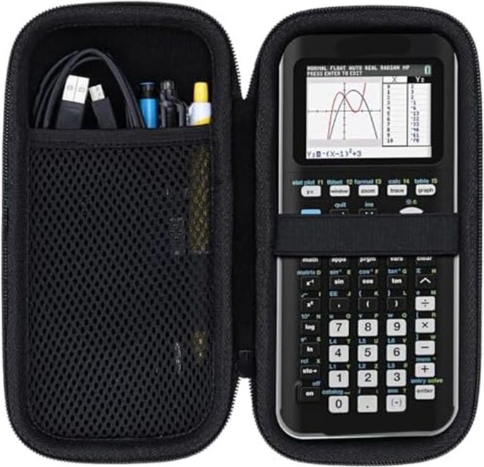 Hartschalenkoffer kompatibel mit TI-84 Plus CE/TI-84 Plus/TI-Nspire cxii cas