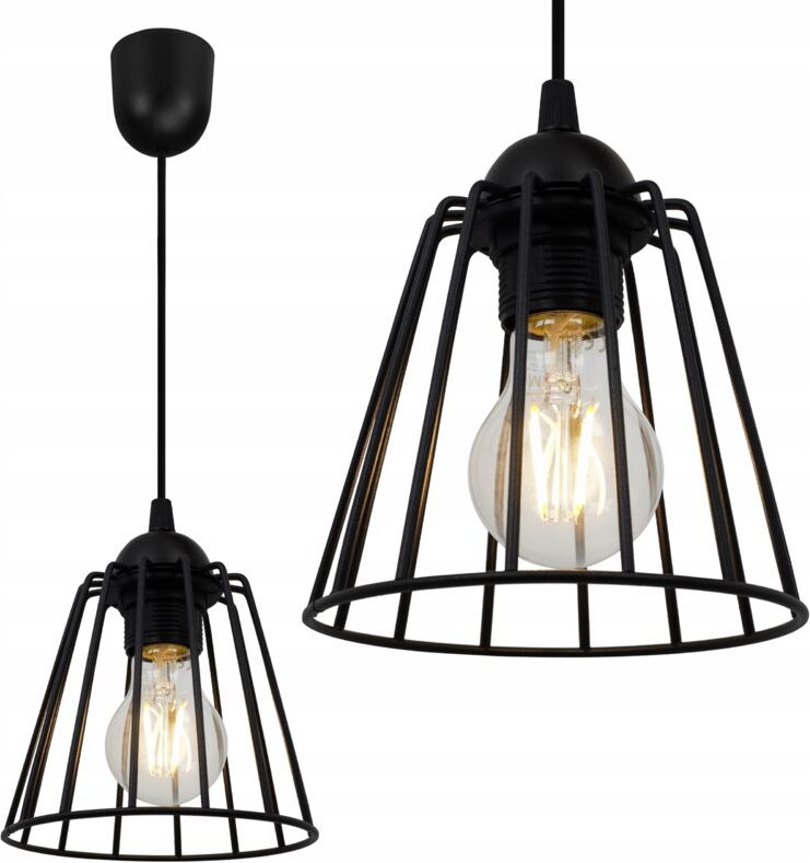 Loft Hängelampe Draht Edison Retro Led