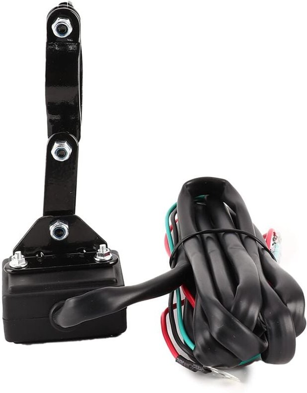 Windenwippen-Daumenschalter mit 2,5 m Langem Kabel, Strombeschichtet für 12 v atv utv suv, Geeignet für 4x4, Bergungswin...