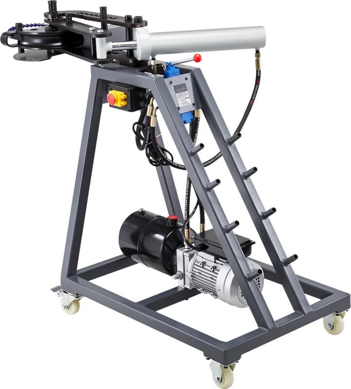 Elektrische Rohrbiegemaschine von – 750-W-Kraftpaket mit 6-l-Hydraulikzylinder, beweglicher Rohrbieger mit Rollen, maxim...