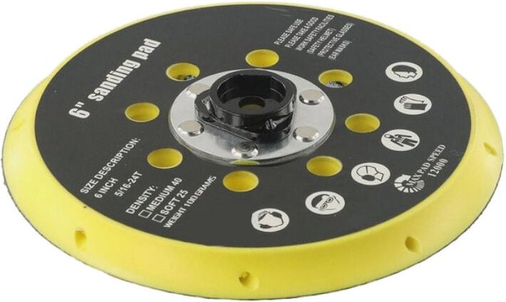 Schleifteller Stützteller Haftteller 150mm für Makita BO6030 BO6040, Festool RO1 ET2 ES150 ETS150 Exzenterschleifer - 1 ...