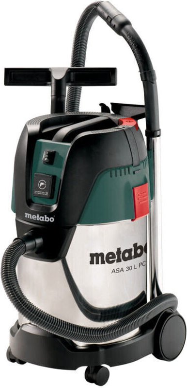 Asa 30 l pc Inox Nass- und Trockensauger 1250 w 30 l ( 602015000 ) Staubklasse l - Metabo