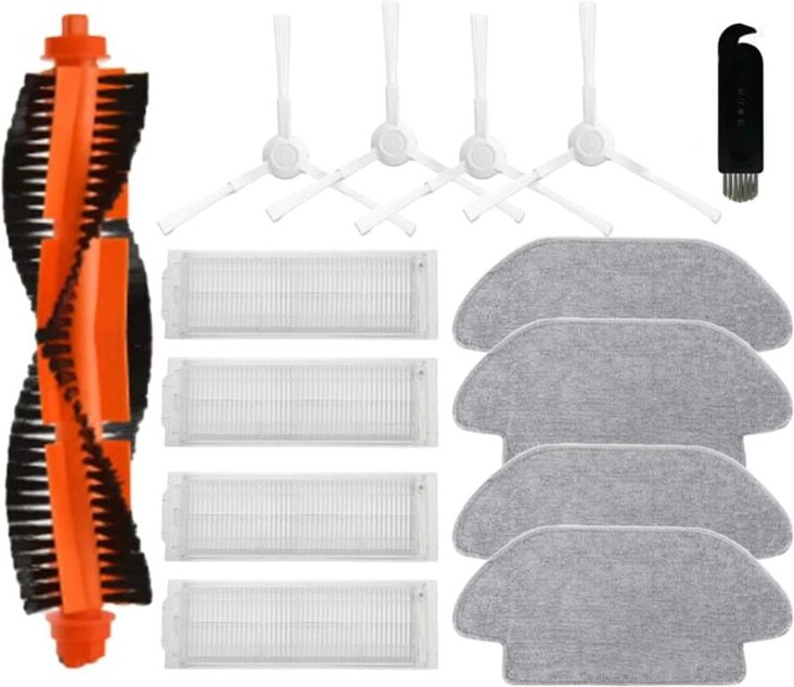 Für Roboterstaubsauger Hauptseitenbürste Filter Mopptücher Lappen