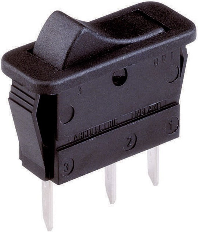 Thumbnail - Arcolectric - Bulgin Ltd.) C1510 vb aaa Wippschalter C1510 vb aaa 250 v/ac 16 a 1 x Ein/Ein rastend