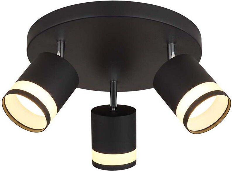 Deckenleuchte Deckenlampe Wohnzimmerleuchte Rondell verstellbar 3 flammig LED