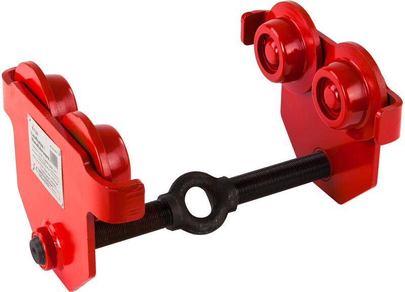 Dema - Laufkatze Handfahrwerk Rollfahrwerk Schienenlaufkatze 2t f. Kran Winde Seilzug