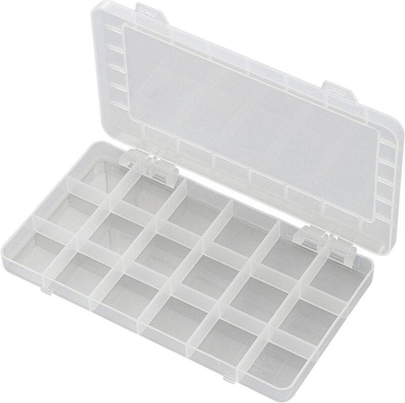 PP18-01 Sortimentskasten (l x b x h) 195 x 100 x 13 mm Anzahl Fächer: 18 feste Untert - Tru Components