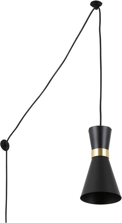 Pendelleuchte aus Metall "Mir" mit Stecker - E27