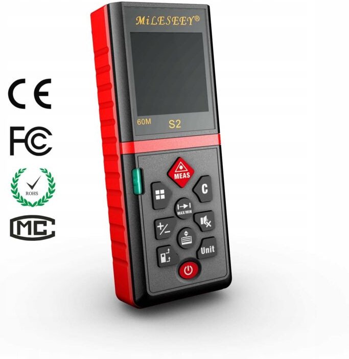 LASER-ENTFERNUNGSMESSER DIGITALER ENTFERNUNGSMESSER 60 m