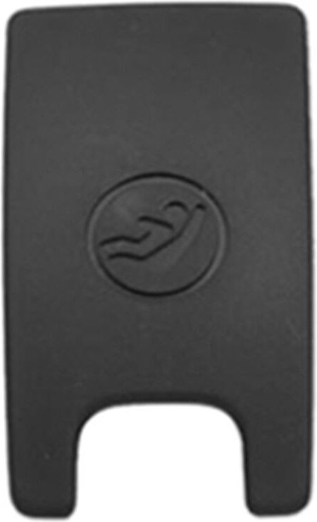 Tlily - Auto Heck Sitz Haken isofix Abdeckung Kinder RüCkhalten System für A4 Schwarz 4G8887187 2009-2016 Schlitz Verkle...