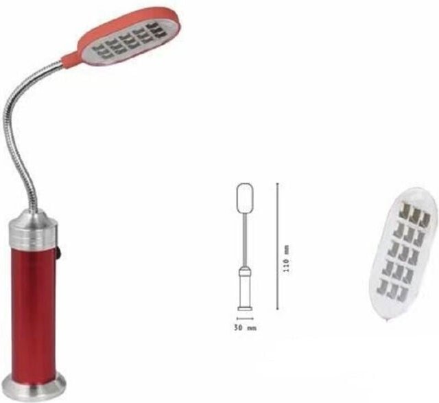 Trade Shop Traesio - Trade Shop - multifunktionale led-taschenlampe magnetische taschenlampe smd 2835 pocket DT-2009 -