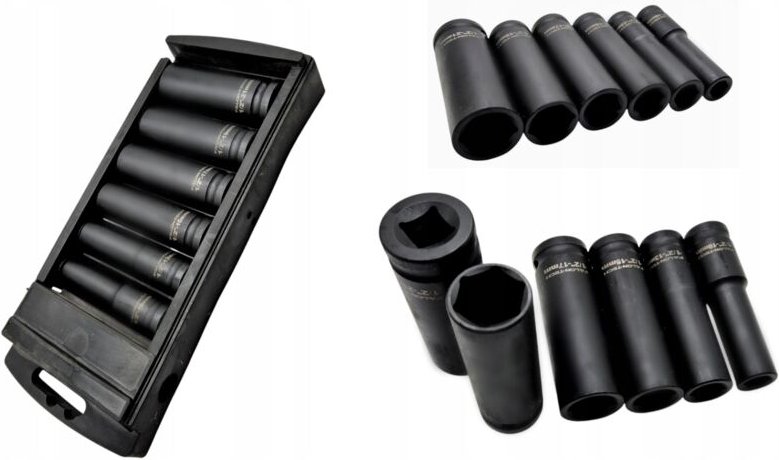 Schlag-Sockets Satz 1/2 Zoll 10-21 mm lang