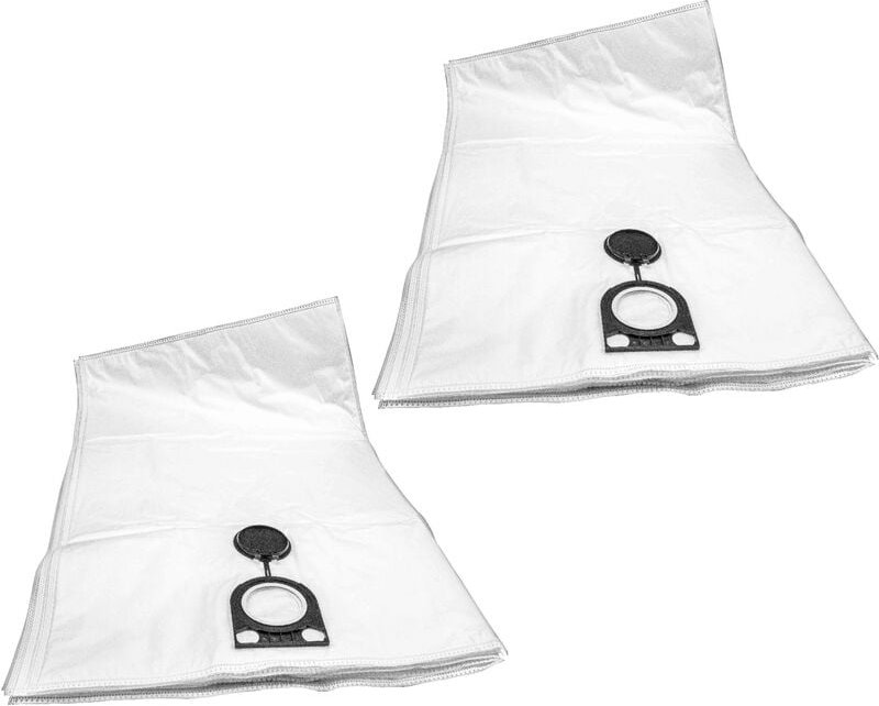10x Staubbeutel kompatibel mit Bauhaus Herkules Inox 20 ms, Herkules 15 Staubsauger - Mikrovlies, 50cm x 33cm Weiß - Vhb...
