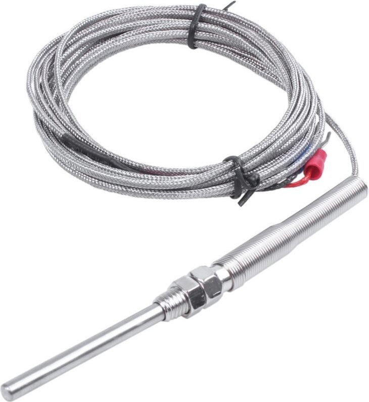 Tlily - k Typ 50x5mm 800C Sonde Thermoelement Temperatur Sensor Kabel 9,8 ft 3 Meter