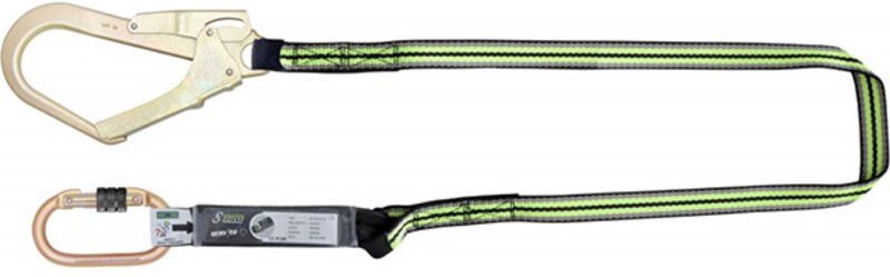 Bandfalldämpfer aus Gurt mit Haken und Karabiner – 1,80 m - FA3030418