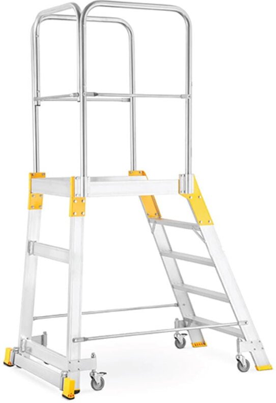 Thumbnail - Mobile Plattformtreppe 4 Stufen - Maximale Arbeitshöhe. 2.83m - 9504R