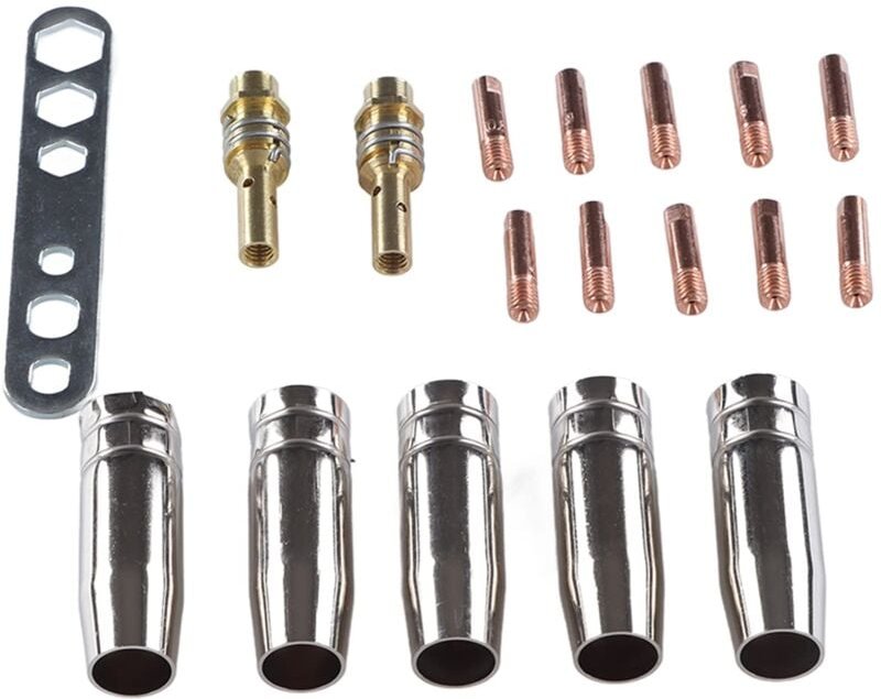 Schweißbrenner-Verbrauchsmaterialien, Pleuelschutz-Set, Schweißbrenner-Zubehör für Mb15, Mig-Schweißgeräte - Ej.life