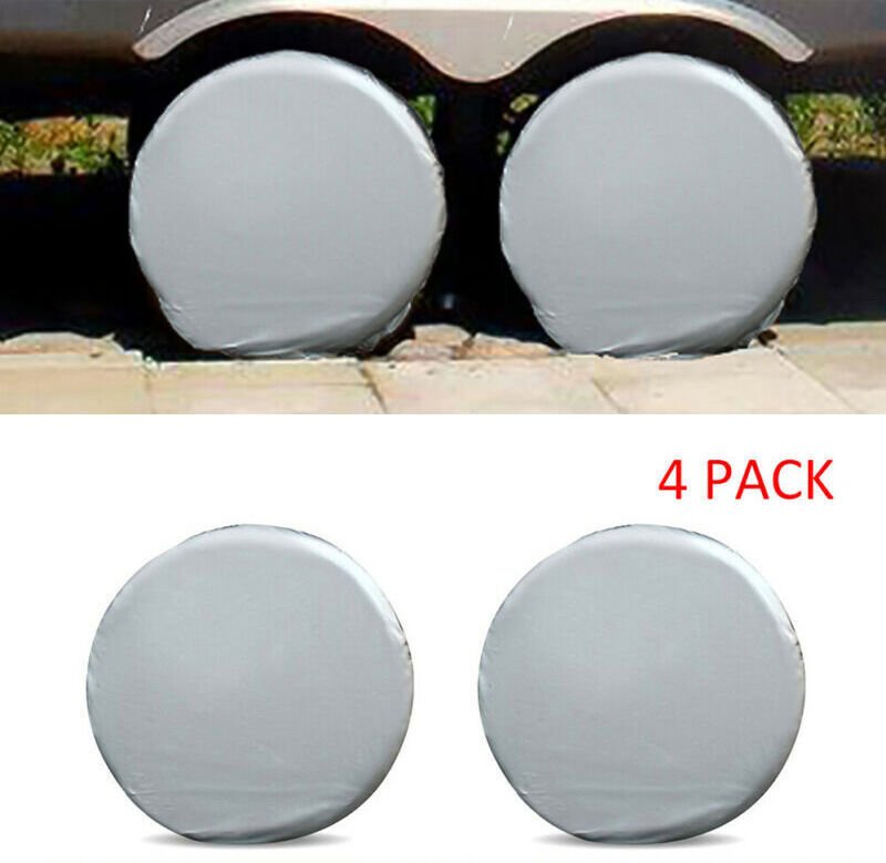 Set mit 4 Reifenschonern für Wohnmobile – 73 cm Durchmesser, passend für Anhänger, Wohnmobile, Pkw, Lkw und Campingbusse