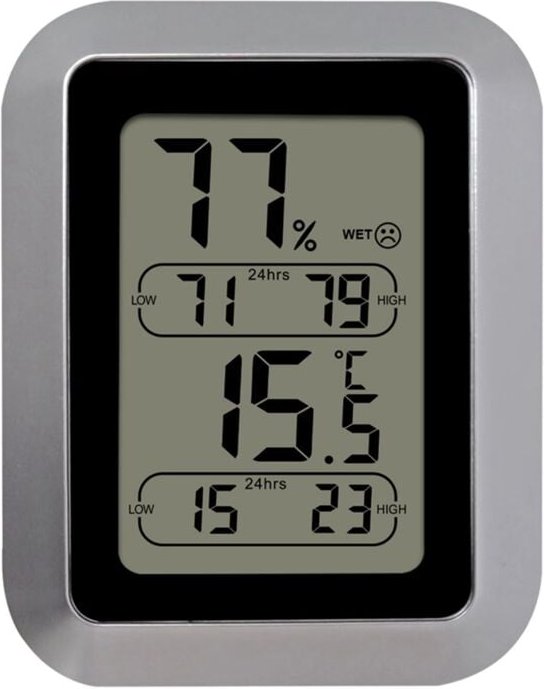 Hydrothermograph für Zuhause, digitaler Temperatur- und Feuchtigkeitssensor, Hygrometer für den Innenbereich, Raumfeucht...