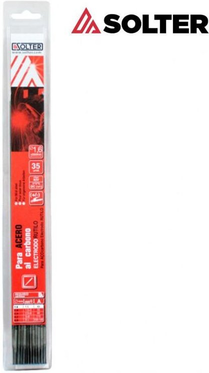 Solter - Rutilelektrode für Kohlenstoffstahl 3,2 mm (Blister 20 Einheiten)
