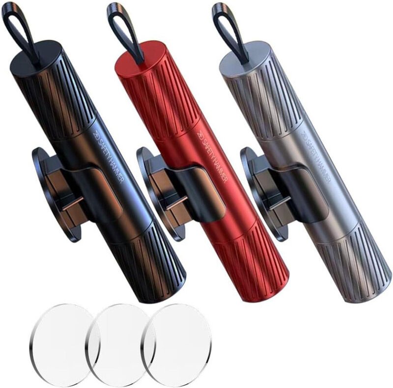Verbesserter sicherer Hammer, Glasbrecher unter Wasser, Autohammer, Sicherheitsgurtschneider, Fensterbrecher, Notfall-Fl...