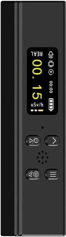 Radiation Dosimeter, Digital Radioactive Detection Meter Nuclear Radiation Detector HD LCD Display Geigerzähler for Alph...