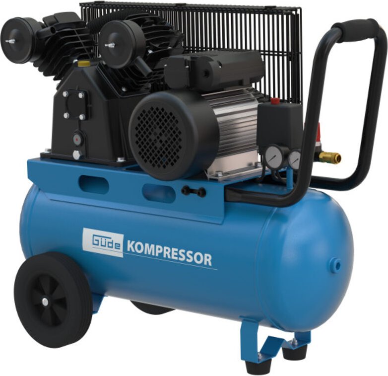 Thumbnail - Güde - 2-Zylinder-V-Aggregat Kompressor Werkstatt Kompressor 415-10-50 50 Liter