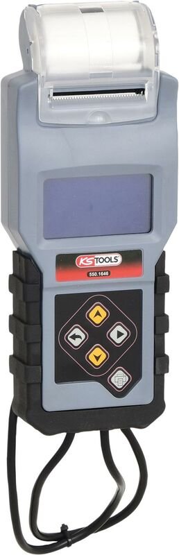 Ks Tools 12V Digital-Batterie- und Ladesystemtester mit integriertem Drucker