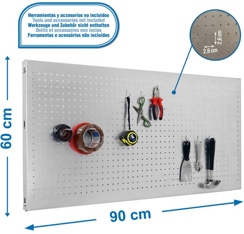 Simonrack Aufbewahrungspanels silber 2 Stück