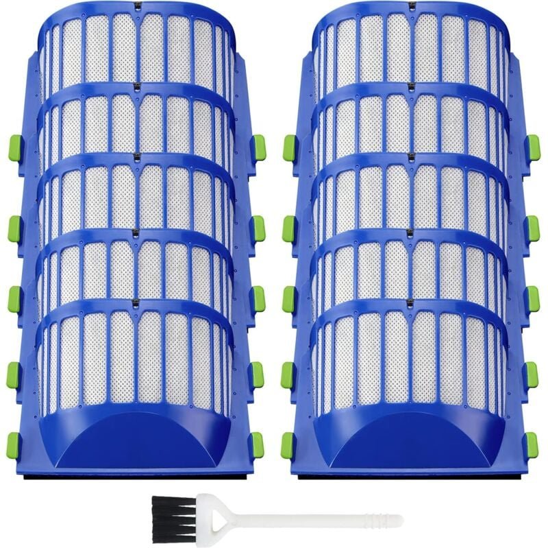 10er-Pack Aero Vac-Filter – kompatibel mit iRobot Roomba 500 & 600 Serie 550 551 595 614 620 620 620 630 645 645 655 660...