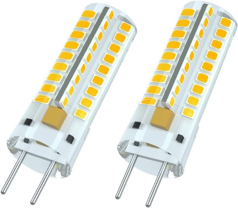 Aougo - GY6.35 LED-Glühlampe, led G6.35 12 v, 7 w Halogen-Ersatzlampe 50 w, Warmweiß 3000 k, 360° Abstrahlwinkel, für Sc...
