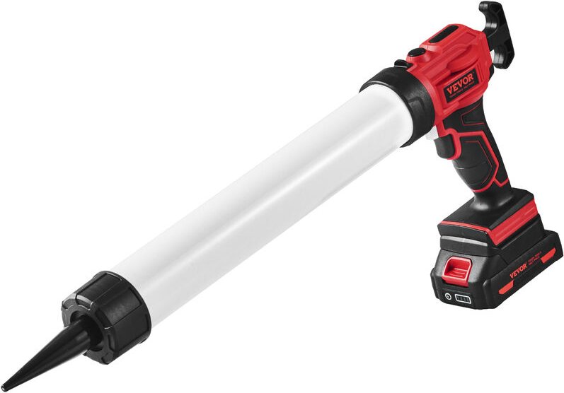 Akku-Kartuschenpistole Kartuschenpresse Silikonpistole (20 v, für 600 ml-Kartuschen, bis zu 270 kg, 4-Gang einstellbare ...