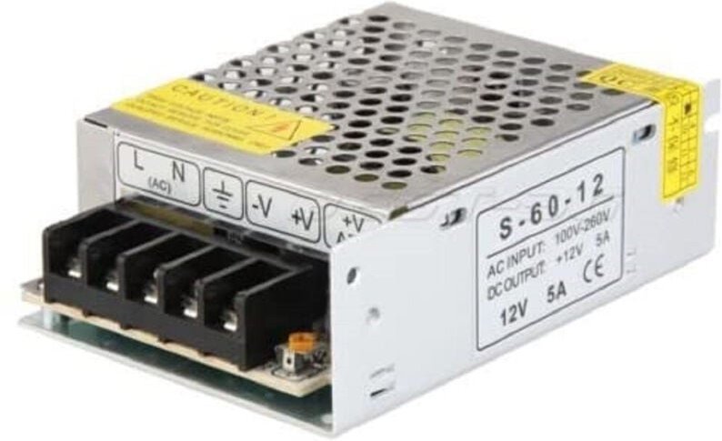 Trade Shop Traesio - Trade Shop - switching alimenter stabilizierte 220-12V 5A 60W für electronica strip led -