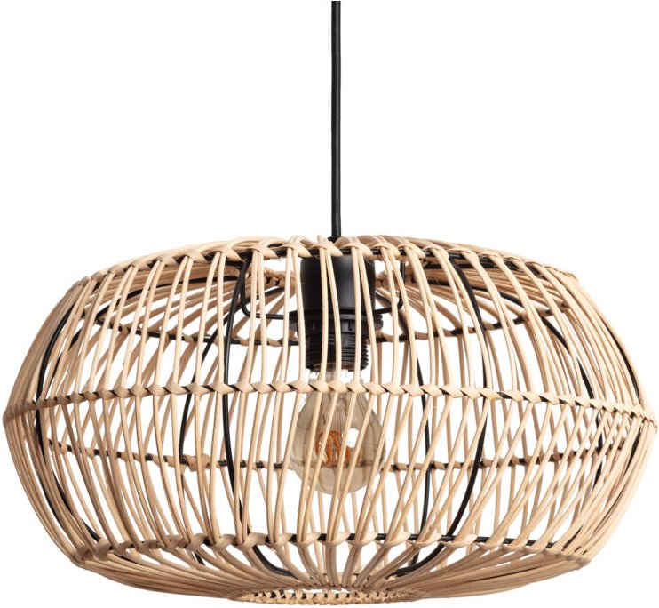 Efectoled - Pendelleuchte Rattan Arawa Viringo Natürlich