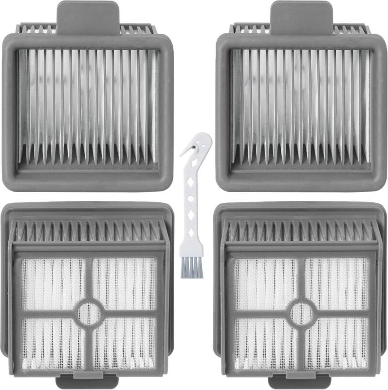 4 HEPA-Filter für Dreame H11 / H11 Max / H12 / H12 Core / H11 Core Staubsauger-Zubehör, 4 Filter + 1 Reinigungsbürste