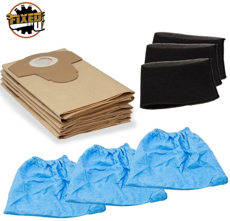 Beutel- und Filterset, passend für Einhell Nass- und Trockensauger z.B. tc-vc 1800