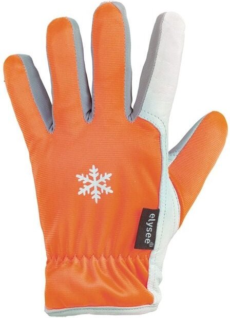 Elysee - 0287-10H Handschuhe groeden Größe 10 orange/silber-grau en 388/EN 511 ps
