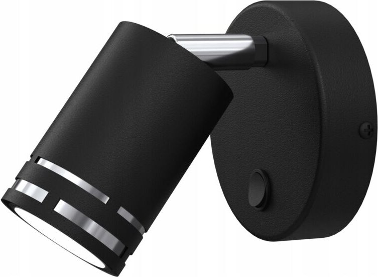 Schwarz Chrom Bewegliche Wandleuchte Led Gu10 Polish Spot Lamp Reflektor