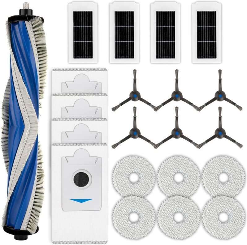 (21-teilig) X5 Omni Ersatzteilset für ECOVACS DEEBOT X5 Omni/X5 Pro Omni Roboterstaubsauger: 1 Rotationsbürste, 6 Seiten...