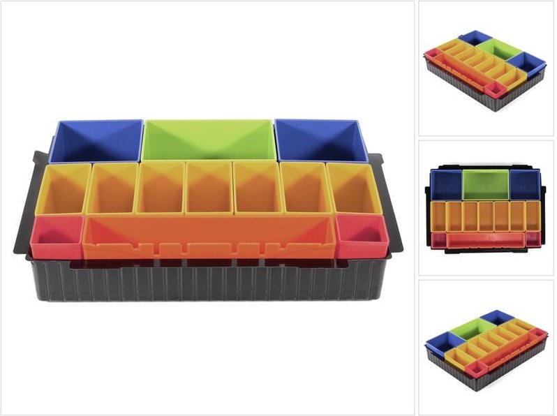 Thumbnail - Boxeneinsatz Einlage für Makpac mit farbigen Boxen ( P-83652 ) - Makita