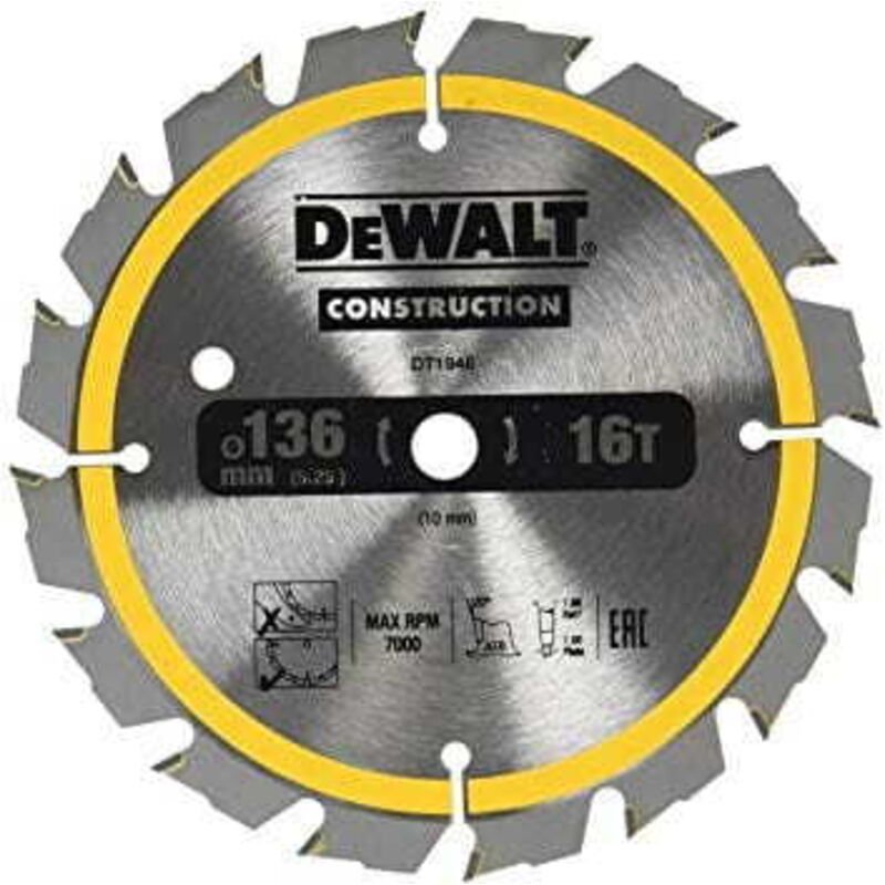 DEWALT SCHEIBENSÄGE 136x10mmx24z