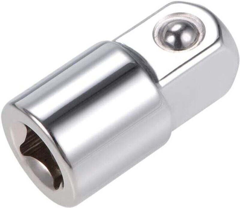 CHOYCLIT 1/4 Zoll Buchse auf 1/2 Zoll Stecker Reduzierbuchsenadapter aus Cr V Stahl