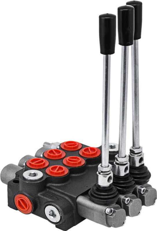 3-Spulen-Hydrauliksteuerventil, 11 gpm doppeltwirkendes Hydraulik-Wegeventil, Hochdruck-Hydraulikventil für Traktoren, L...