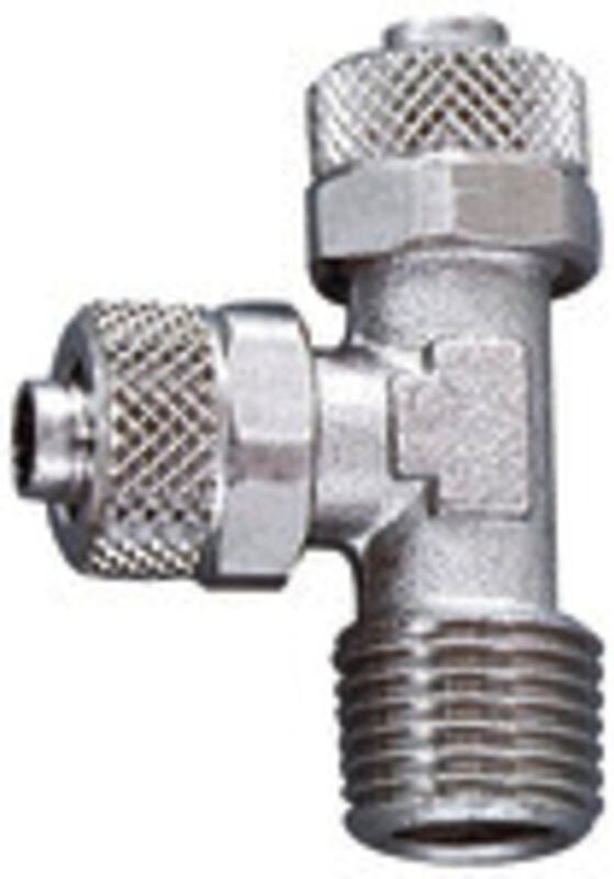 L-Einschraubverschraubung, r 1/8 a., für Schlauch 5/3, ms vern. - Riegler