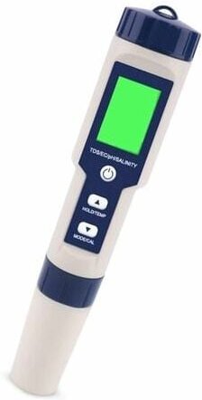 PH-Meter, 5-in-1 PH/TDS/EC/ORP/Temperaturmessgerät-Tester, Wasserqualitätsmonitor-Tester für Pools, Hydrokultur, Trinkwa...
