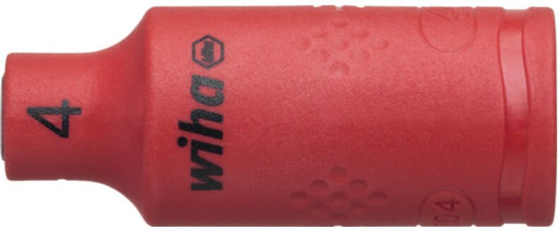 Steckschlüsseleinsatz isoliert 1/4' Außensechskant 4,0 mm (43088) - Wiha