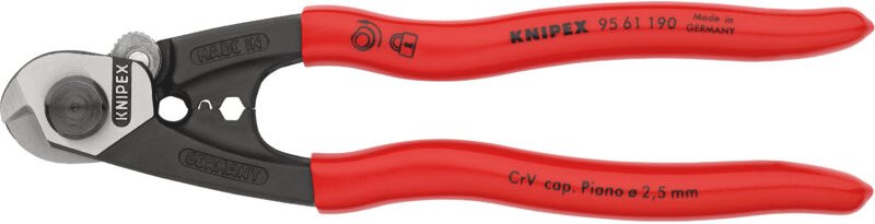 95 61 190 Drahtseilschere geschmiedet 190 mm - Knipex