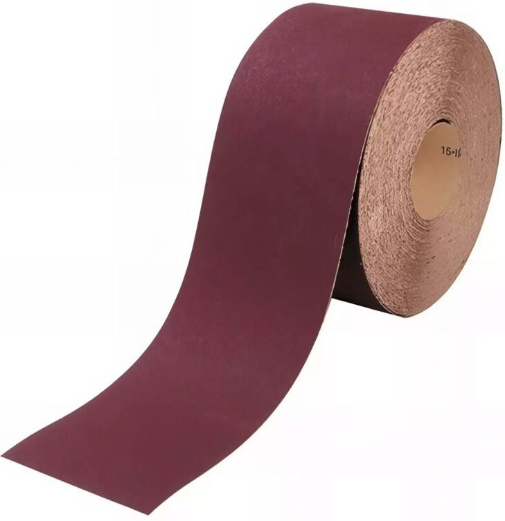 Schleifpapierrolle LEMAN Körnung 150, 120 mm x 25 m für Holz und Metall - 8212015