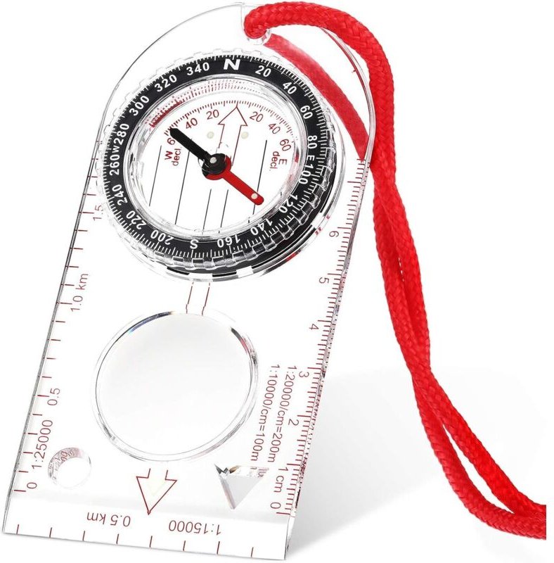 Navigationskompass Orientierungslaufkompass Wanderkompass Einstellbarer Offset zum Kartenlesen, Expedition, Navigation, ...
