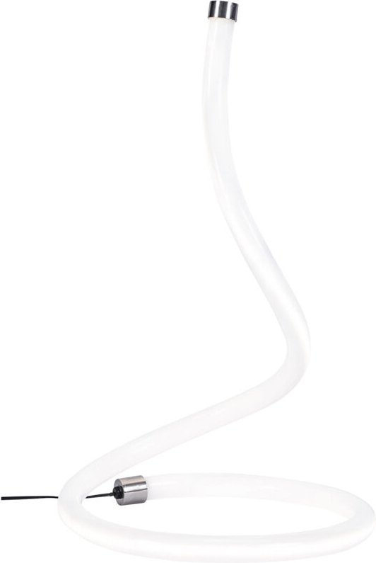 Sobremesa Rolly led 12W Blanco Neutro - 4000K Níquel Satinado para Interior de Mesa en Oficina, Dormitorio, Comedor